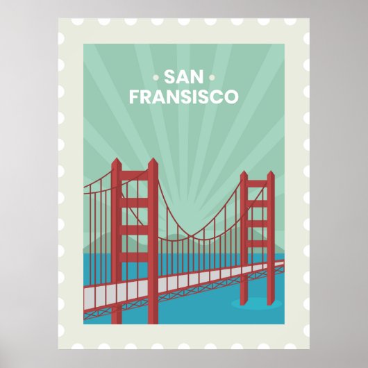 Golden Gate Poster (Vorne)