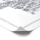 Golden Gate Poster (Ecke)