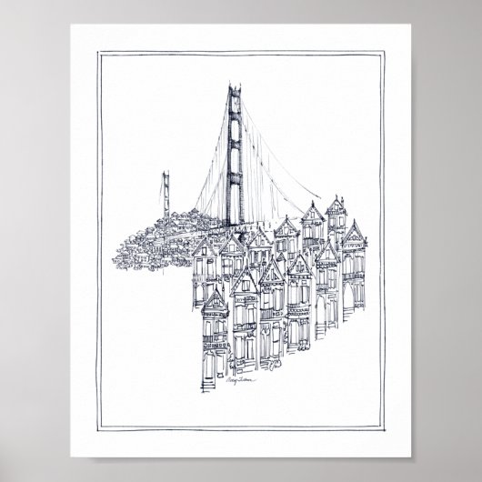 Golden Gate Poster (Vorne)