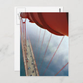 Golden Gate Postkarte (Vorne/Hinten)