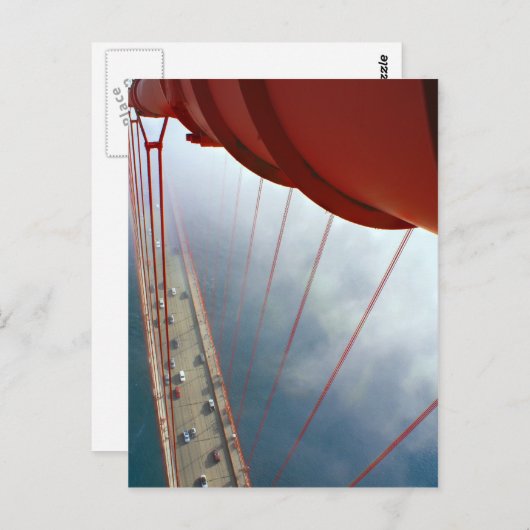 Golden Gate Postkarte (Vorne/Hinten)