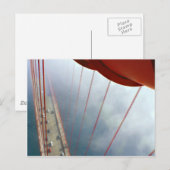 Golden Gate Postkarte (Vorne/Hinten)