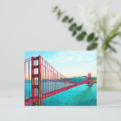 Golden Gate Postkarte (Stehend Vorderseite)
