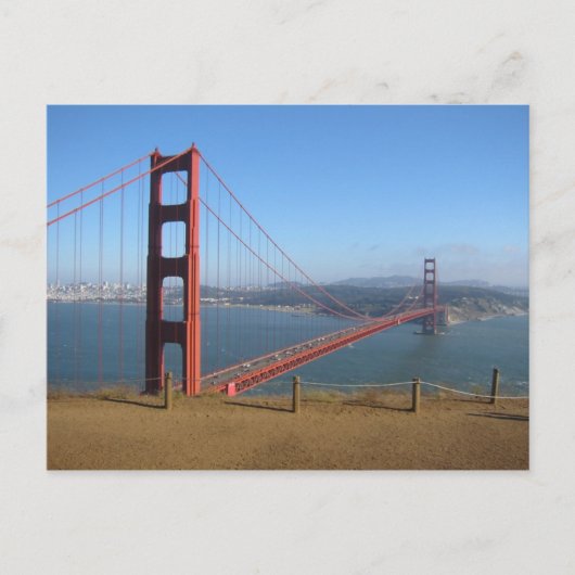 Golden Gate Postkarte (Vorderseite)
