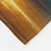 "Golden Gate Reflections: Night Cityscape" Fleecedecke (Ecke)