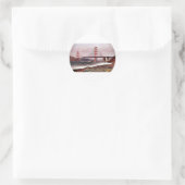 Golden Gate Runder Aufkleber (Tasche)