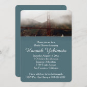 Golden Gate San Francisco Bridal Dusche Einladung (Vorne/Hinten)