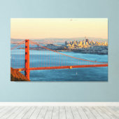 Golden Gate San Francisco Leinwanddruck (Insitu (Holzboden))
