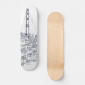 Golden Gate Skateboard (Vorderseite)