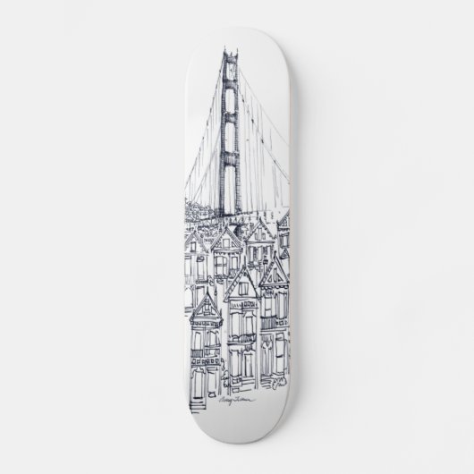 Golden Gate Skateboard (Vorderseite)