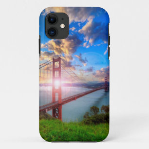Golden Gate-Sonnenaufgang iPhone 11 Hülle