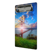 Golden Gate-Sonnenaufgang Mini Klemmbrett (Gewinkelt2)