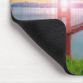 Golden Gate-Sonnenaufgang Mousepad (Ecke)