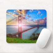 Golden Gate-Sonnenaufgang Mousepad (Mit Mouse)