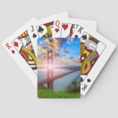 Golden Gate-Sonnenaufgang Spielkarten (Rückseite)