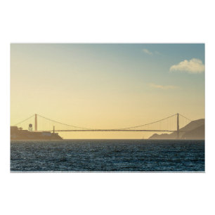 Golden Gate Sonnenuntergangs Poster   Kalifornisch
