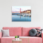 Golden Gate Sunrise Leinwanddruck (Insitu (Wohnzimmer))