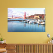 Golden Gate Sunrise Leinwanddruck (Insitu (Wohnzimmer))