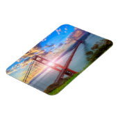 Golden Gate Sunrise Magnet (Linke Seite)