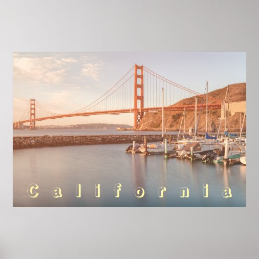 Golden Gate Sunrise Poster (Vorne)