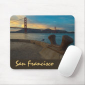 Golden Gate Sunset Mousepad (Mit Mouse)