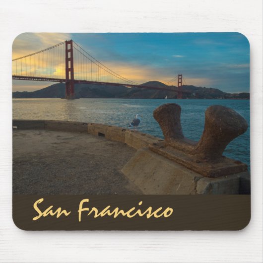 Golden Gate Sunset Mousepad (Vorne)