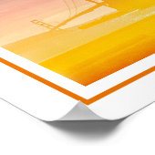 Golden Gate Sunset Poster (Ecke)