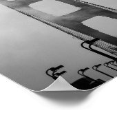 Golden Gate Traffic Shrouded in Fog - San Francisc Poster (Ecke)