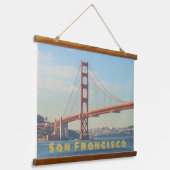 Golden Gate Wandteppich Mit Holzrahmen (Gewinkelt)