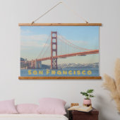 Golden Gate Wandteppich Mit Holzrahmen (Schlafzimmer)