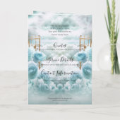 Golden Gates of Heaven Memorial Beerdigung Program Programm (Rückseite)