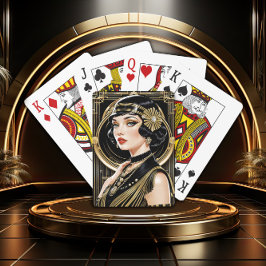 Golden Gatsby Glamour Classic Playing Cards Spielkarten
