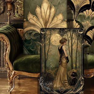 Golden Gatsby Stunde Art Deco Schwergewicht Decoup Geschenkpapier Set