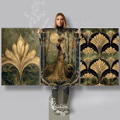 Golden Gatsby Stunden Art Deco Schweres Gewicht De Geschenkpapier Set