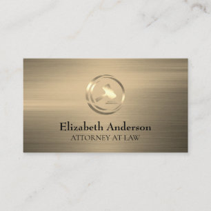 Golden Gavel Logo   Hintergrund für Gold-Pinsel Visitenkarte