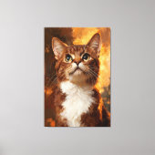 Golden Gaze Leinwanddruck (Vorderseite)