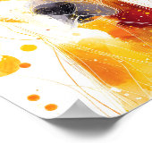 Golden Gaze Poster (Ecke)