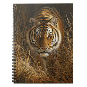Golden Gaze Tiger Jungle Notebook Notizblock