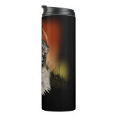 Golden Gaze Wolf Thermosbecher (Nach rechts gedreht)