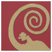 Golden Gecko Design + Ihr Hintergrund & Ideen Stoff (Nahaufnahme)