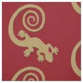 Golden Gecko Design + Ihr Hintergrund & Ideen Stoff (Muster)