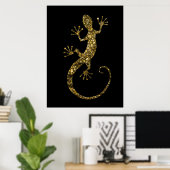 Golden Gecko Poster (Heimbüro)