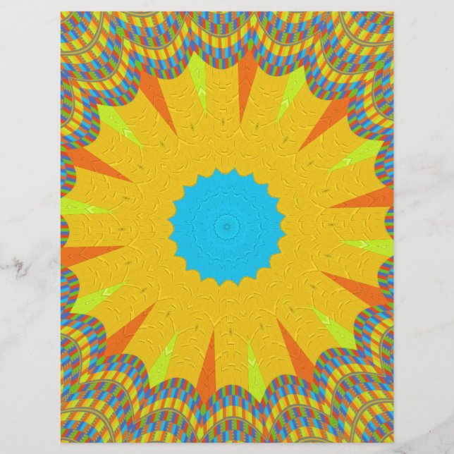 Golden gelbes Ölgemälde Afrikanische Traditionelle (Vorderseite)