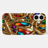 Golden Gem #9 - iPhone 16 Hüllen (Rückseite (Horizontal))