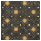 Golden Geo Stars Fabric Stoff (Muster)