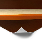 Golden Geometric Abstrakt Art Poster (Ecke)