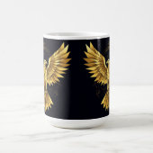 Golden Geometric Eagle Kaffeetasse (Mittel)