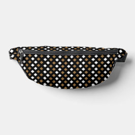 Golden Geometric Fanny Pack Bauchtasche