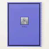 Golden Geometric Girl Fashion Modern Elegant # Planer (Rückseite)