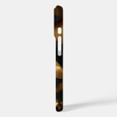 Golden Geometric Luxury Abstrakt Case-Mate iPhone Hülle (Rückseite / Links)
